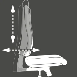 Chaise de bureau pivotante SITNESS CREATIVE 500