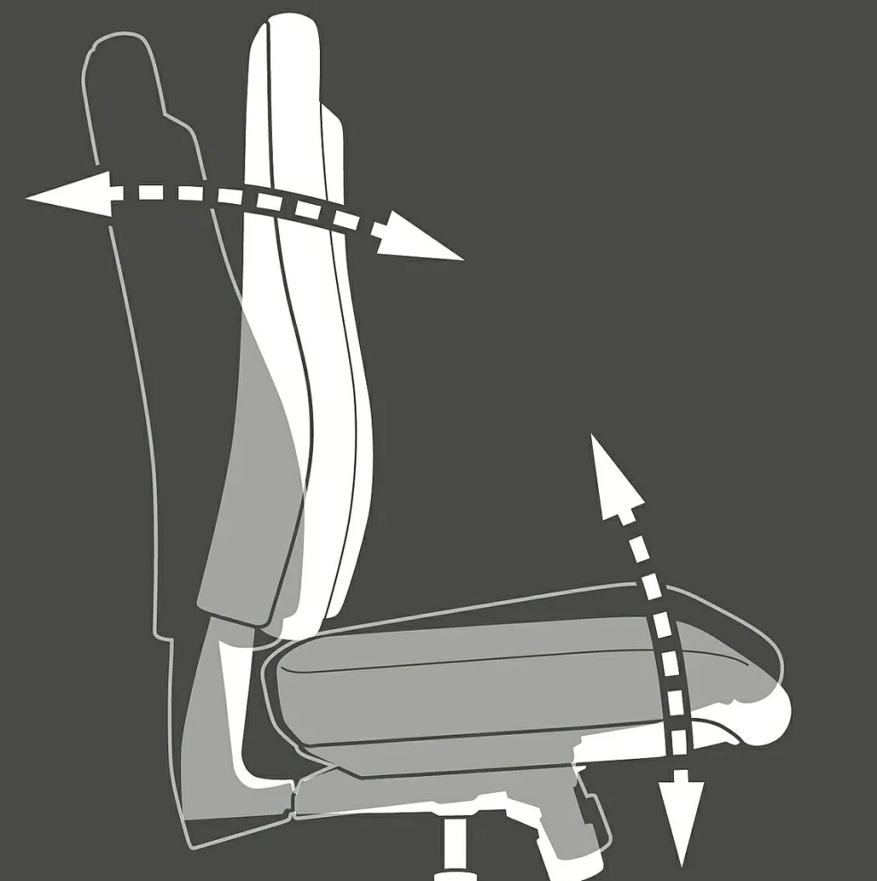 Chaise de bureau pivotante SITNESS PROFI 600