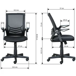 Chaise pivotante JILLI