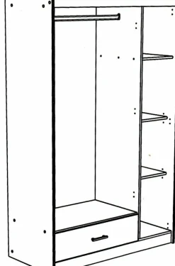 Chambre à coucher 2 éléments MOST 72