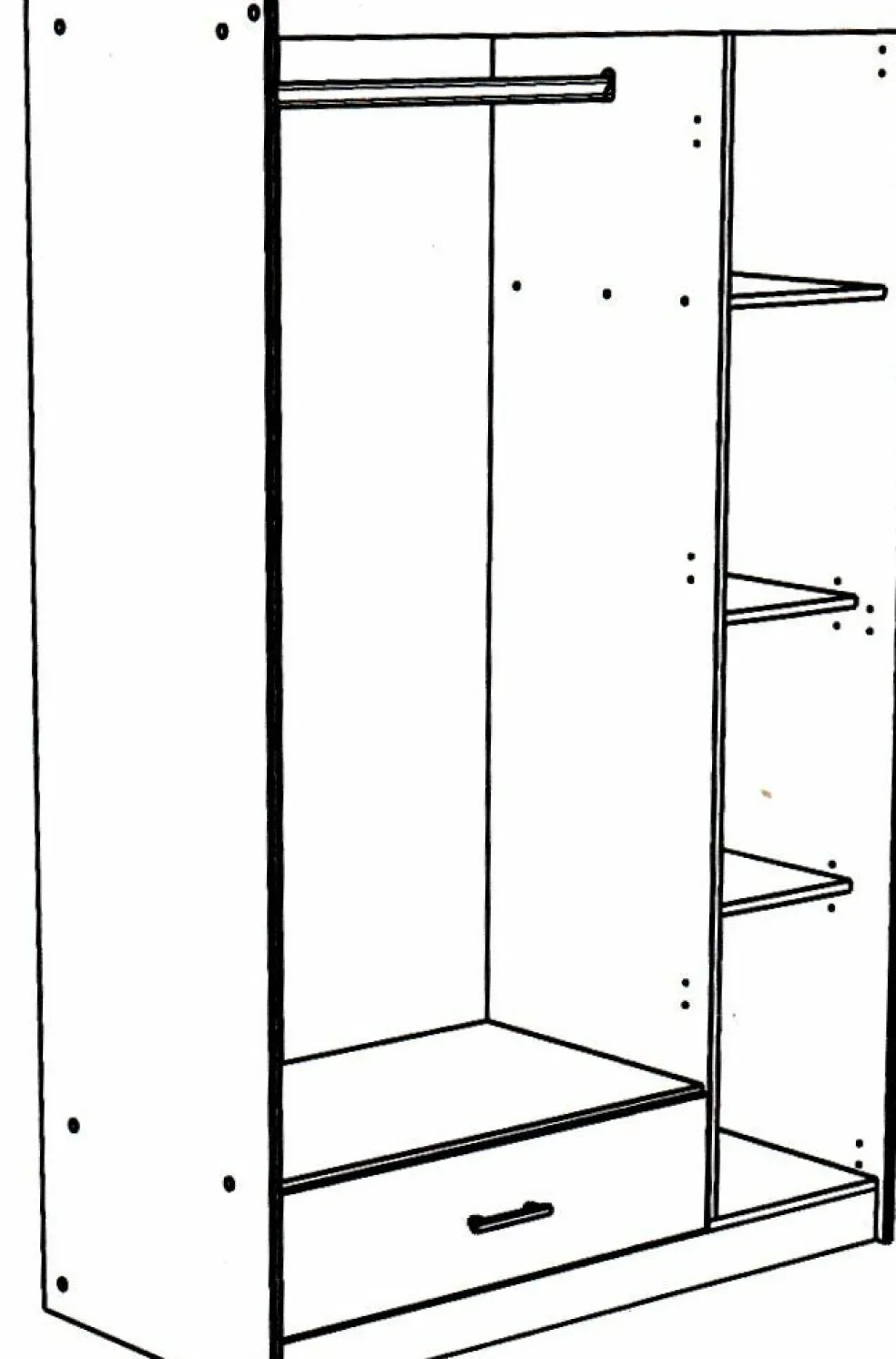 Chambre à coucher 3 éléments MOST 74