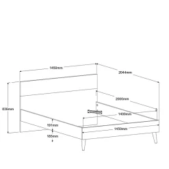 Chambre d'ado 5 éléments LAS VEGAS 13
