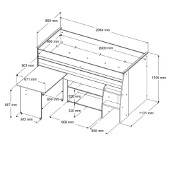 Chambre enfant 2 éléments REVERSE 12