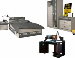 Chambre junior 6 éléments FABRIC 20