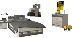 Chambre junior 5 éléments FABRIC 13