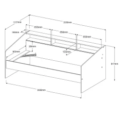 Chambre junior 3 éléments HOUSTON 44