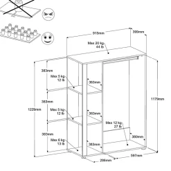Chambre junior 5 éléments LAS VEGAS 6