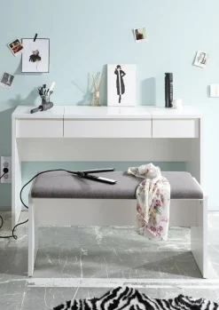 Coiffeuse avec banc BRISTOL