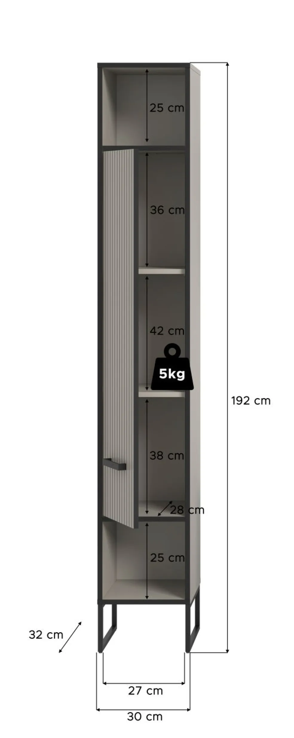Colonne de salle de bains BAGNO