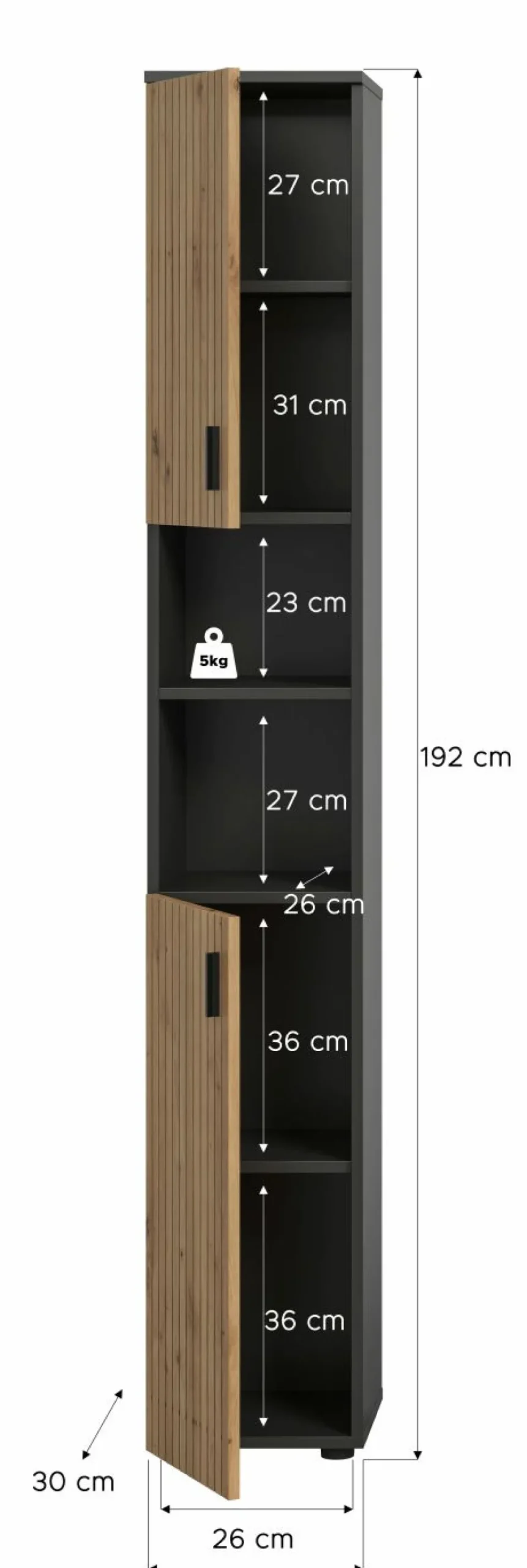 Colonne de salle de bains MONE