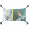 Coussin décoratif avec pompons perroquet OUTDOOR