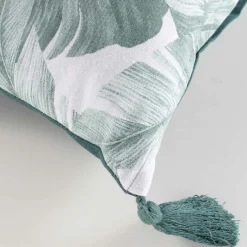 Coussin décoratif avec pompons perroquet OUTDOOR