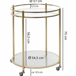 Desserte à roulettes ANCASH