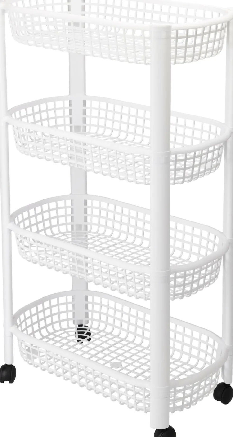 Desserte de cuisine à roulettes avec 4 paniers EH