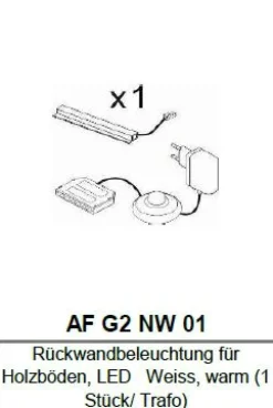 Eclairage de fond RAVENNA AF G2 NW 01