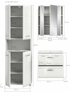 Ensemble salle de bains 3 éléments BONGA