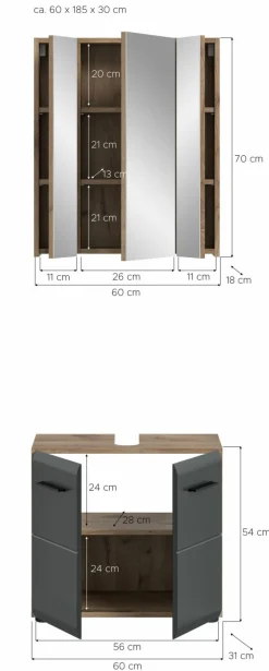 Ensemble salle de bains 2 éléments BONGA