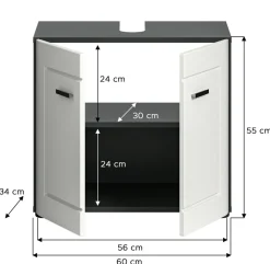 Ensemble salle de bains 3 éléments SODDO