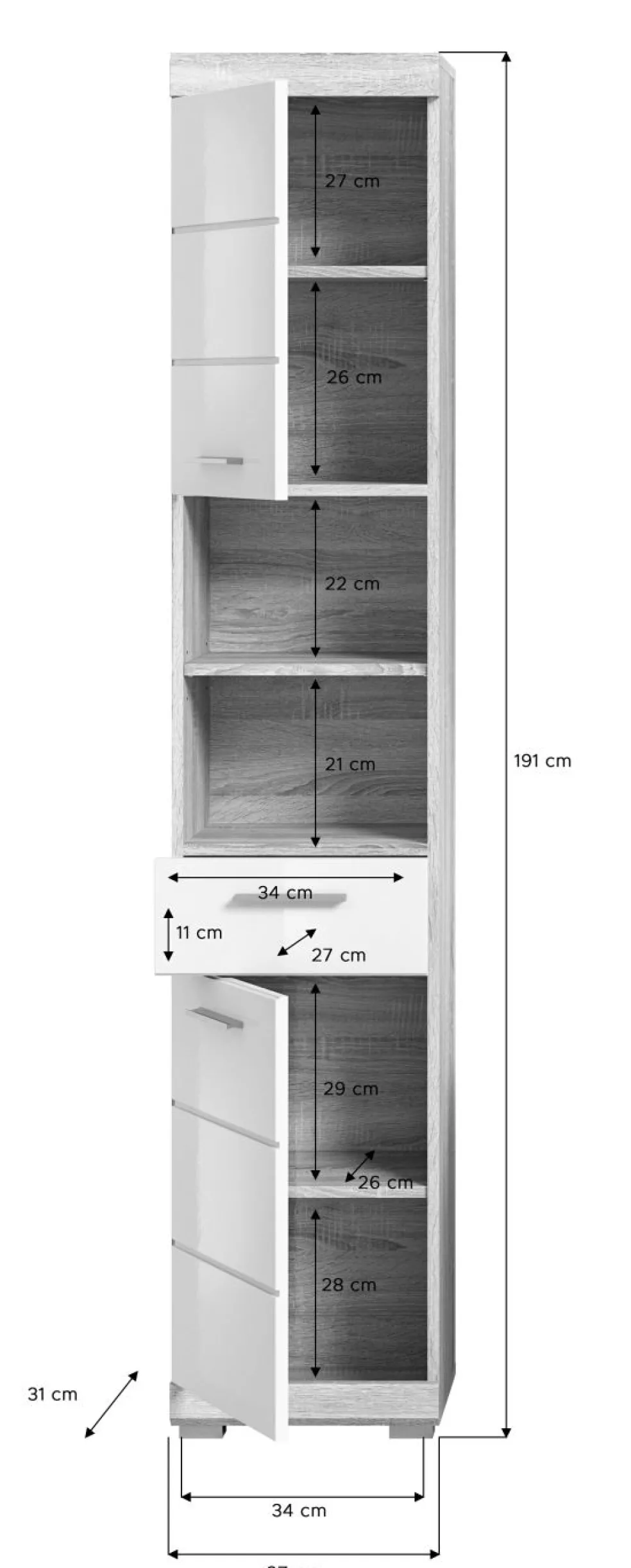 Ensemble salle de bains 3 éléments GIMBI