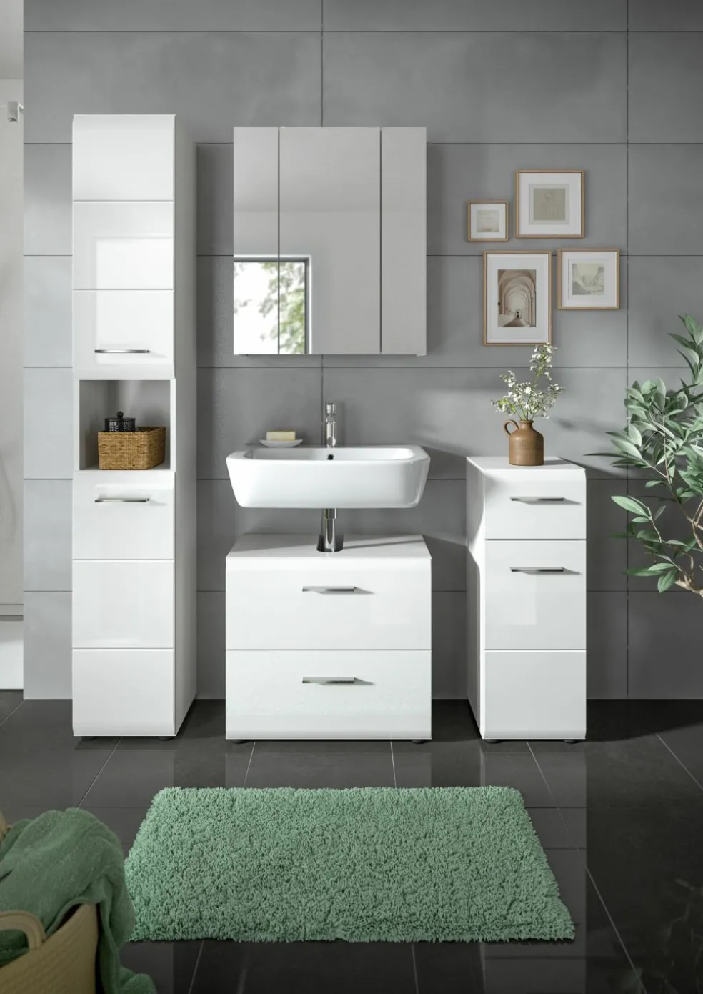 Ensemble salle de bains 4 éléments BONGA