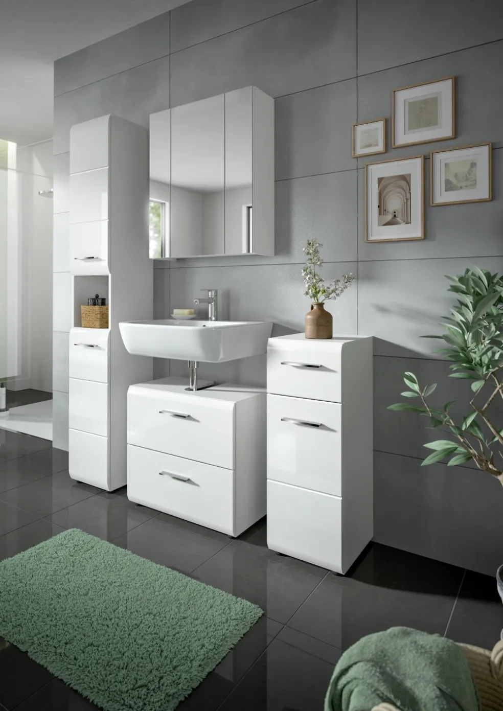 Ensemble salle de bains 4 éléments BONGA