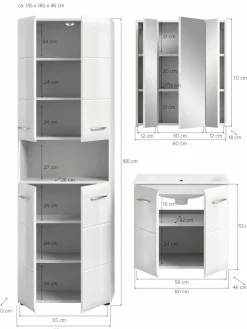 Ensemble salle de bains 3 éléments BONGA