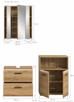 Ensemble salle de bains 3 éléments BONGA