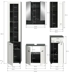 Ensemble salle de bains 5 éléments SODDO