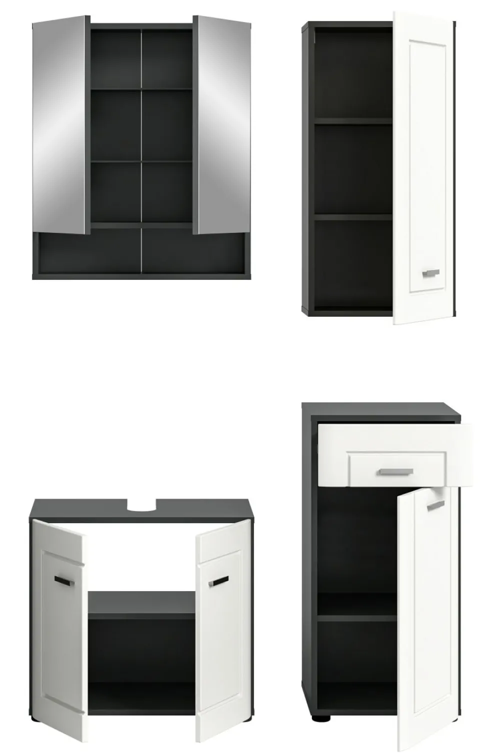 Ensemble salle de bains 4 éléments SODDO