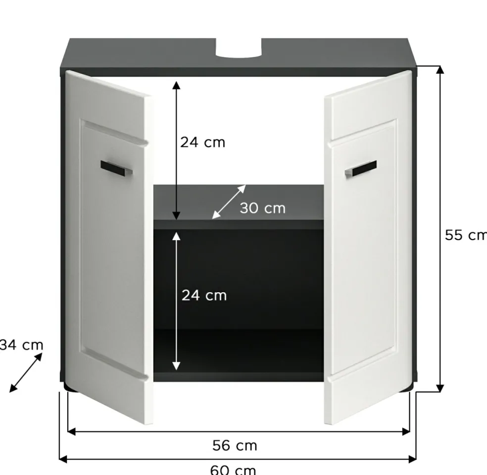 Ensemble salle de bains 4 éléments SODDO