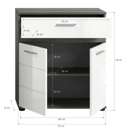 Ensemble salle de bains 3 éléments ASSELA