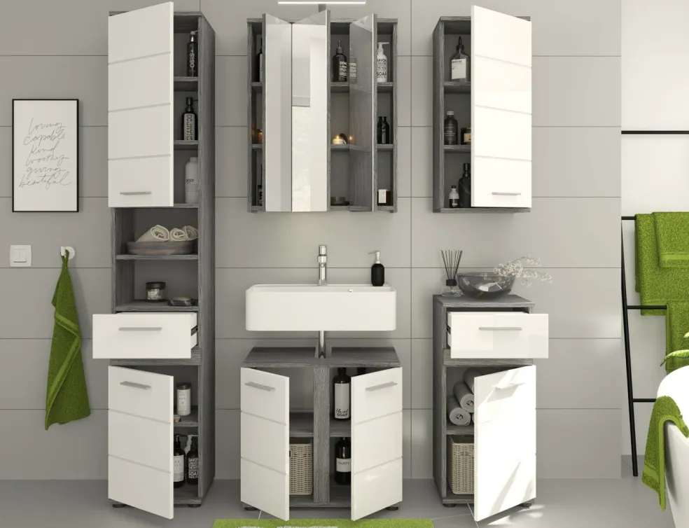 Ensemble salle de bains 5 éléments ASSELA