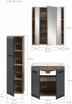 Ensemble salle de bains 3 éléments BONGA