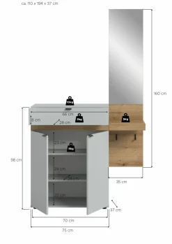 Ensemble vestiaire 2 éléments NARO