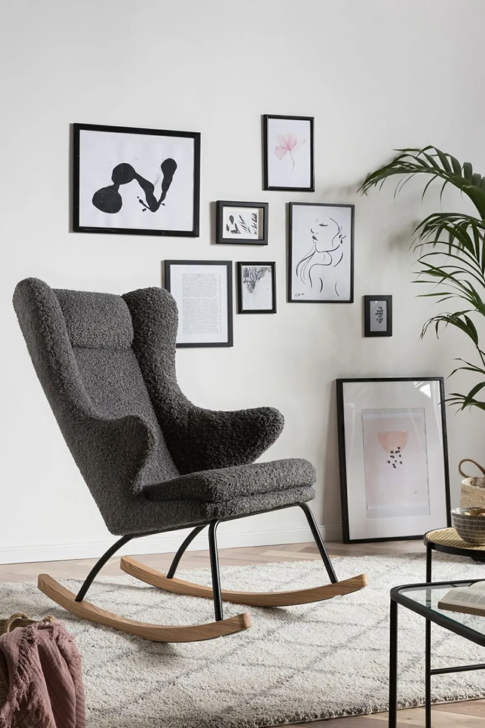 Fauteuil à bascule PRINGSEWU