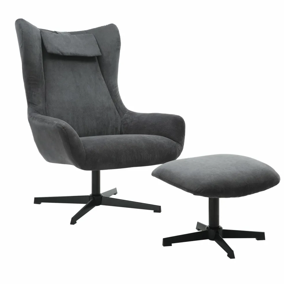 Fauteuil avec repose-pied 367841