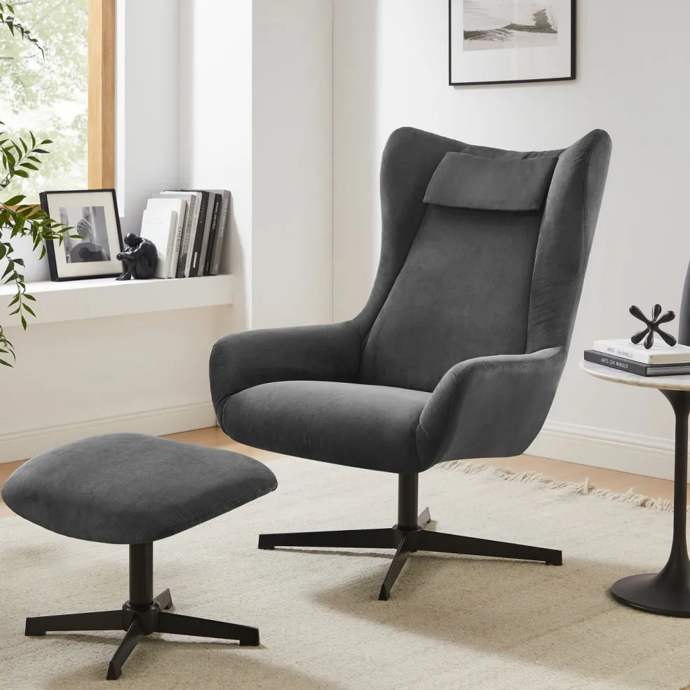 Fauteuil avec repose-pied 367841