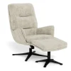 Fauteuil inclinable avec repose-pieds SUTON