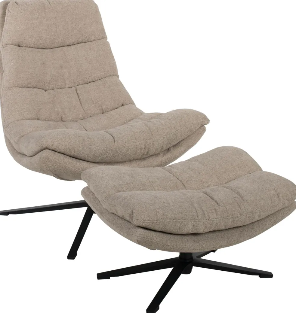 Fauteuil relax avec reopose-pied PORTO