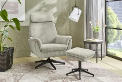 Fauteuil relax avec repose-pied HAMAR