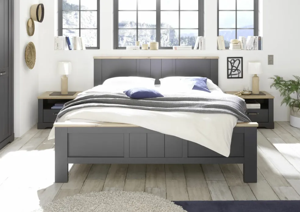 Lit avec 2 chevets ELASTIR