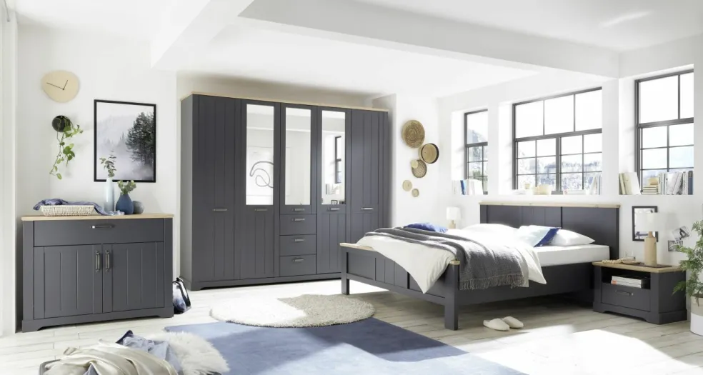 Lit avec 2 chevets ELASTIR