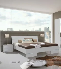 Lit avec chevets ANNA