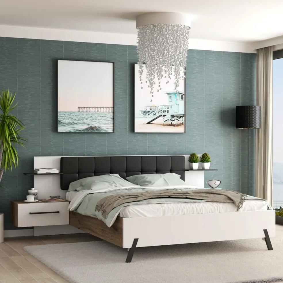 Lit avec chevets KYA