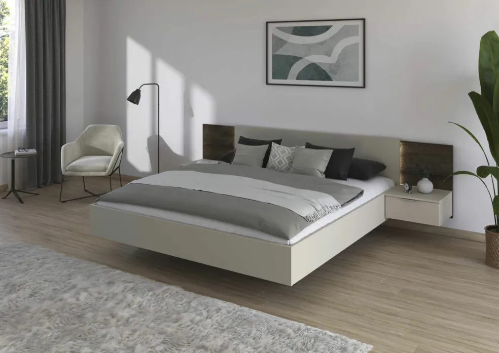 Lit avec chevets MARBELLA