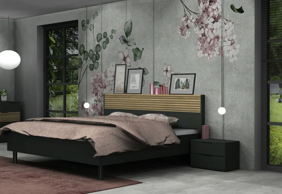 Lit avec chevets SAN LUIS