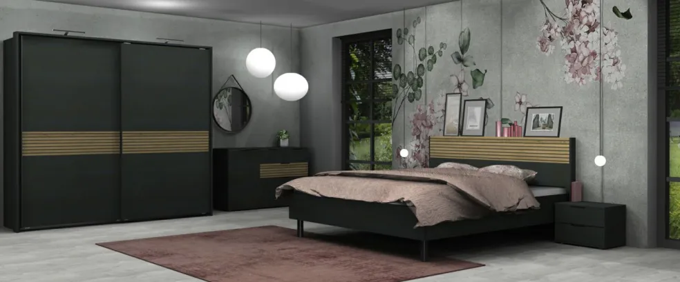 Lit avec chevets SAN LUIS