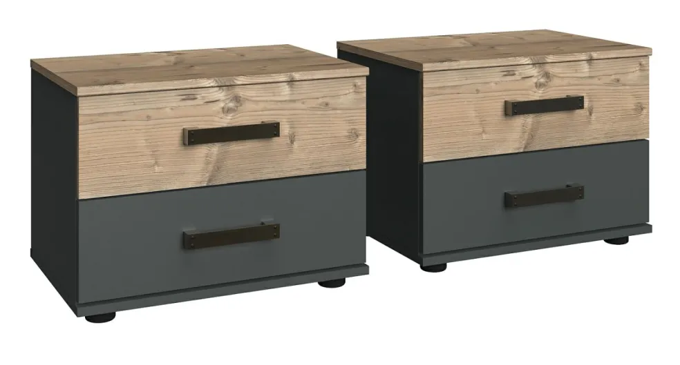 Lit avec deux chevets MALMÖ