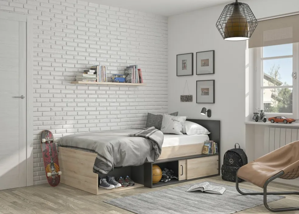 Lit avec rangement ERQUY