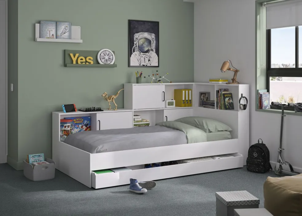 Lit avec rangement ERWAN